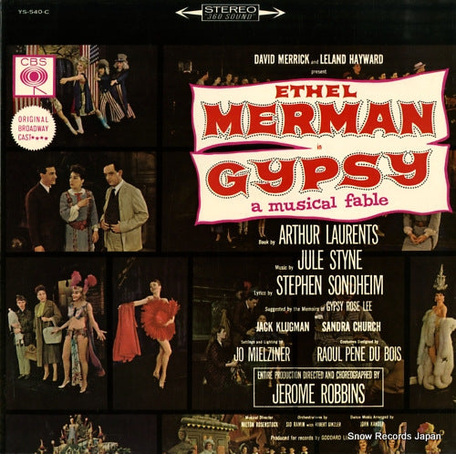 STYNE, JULE gypsy a musical fable YS-540-C