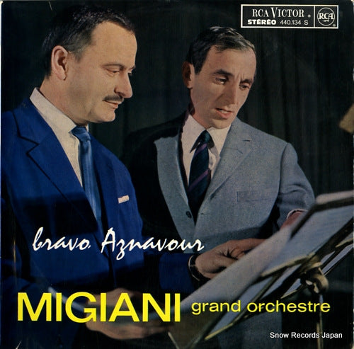 MIGIANI GRAND ORCHESTRA bravo aznavour 440.134