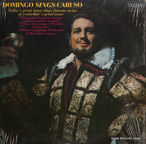 DOMINGO, PLACIDO domingo sings caruso LSC-3251