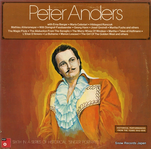 ANDERS, PETER historical performances from the years 1942-1946 KBF21491