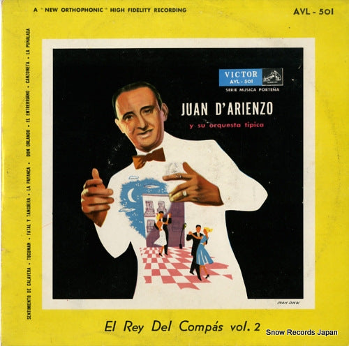 D'ARIENZO, JUAN el rey del compas vol.2 AVL501