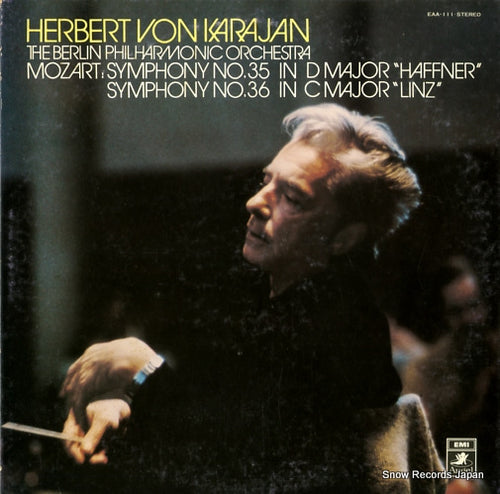 KARAJAN, HERBERT VON mozart; symphony no.35 "haffner" & no.36 "linz" EAA-111