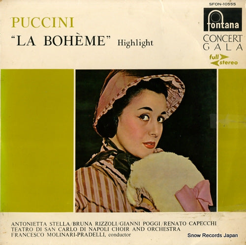 STELLA, ANTONIETTA puccini; la boheme highlight SFON-10555