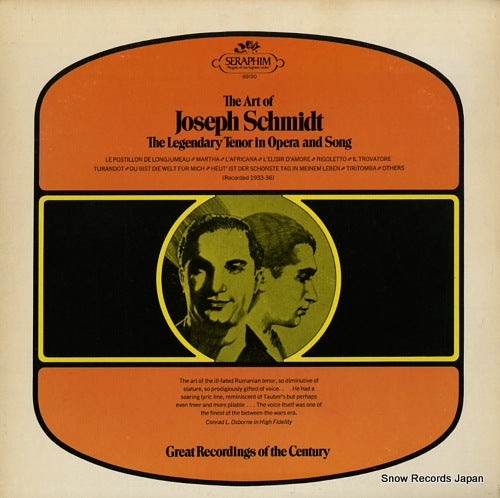 SCHMIDT, JOSEPH the art of joseph schmidt 60120
