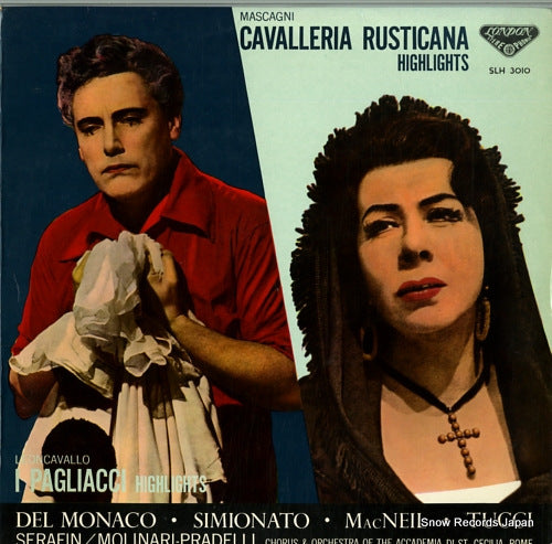 SERAFIN, TULLIO mascagni; cavalleria rusticana highlights SLH3010