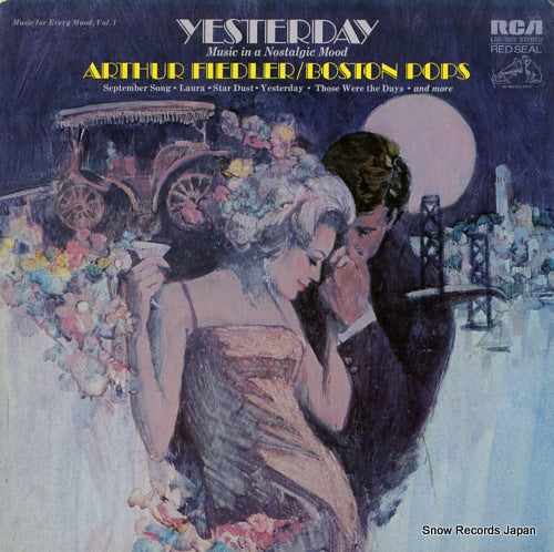 FIEDLER, ARTHUR yesterday music in a nostalgic mood LSC-3222
