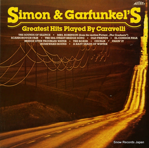 CARAVELLI simon and garfunkel greatest hits played by caravelli 296982-245