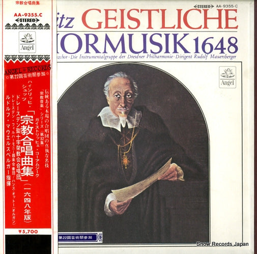 MAUERSBERGER, RUDOLF schutz; geistliche chormusik AA-9355-C