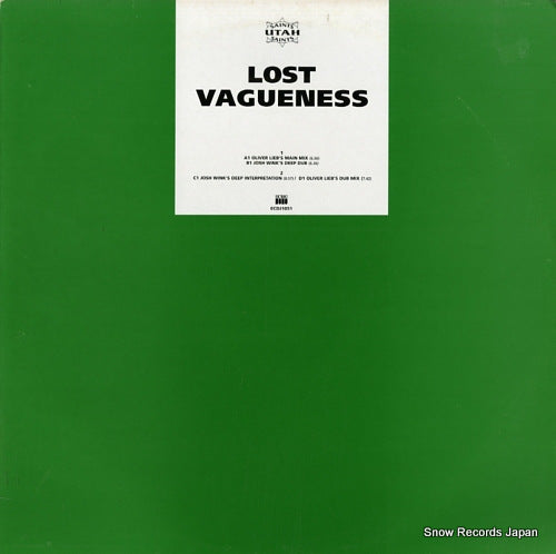 UTAH SAINTS lost vagueness ECDJ1051