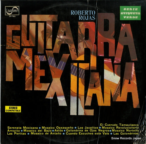 ROJAS, ROBERTO guitarra mexicana ZV-765