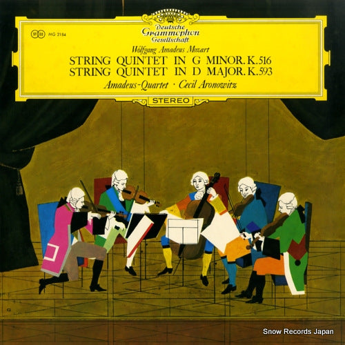 AMADEUS QUARTETT mozart; string quintet in g minor k.516 MG2184