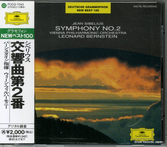 BERNSTEIN, LEONARD sibelius; symphonies no.2 POCG7043