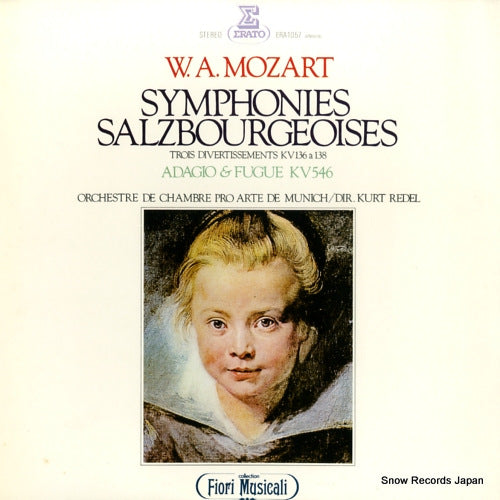 REDEL, KURT mozart; symphonies salzbourgeoises ERA-1057