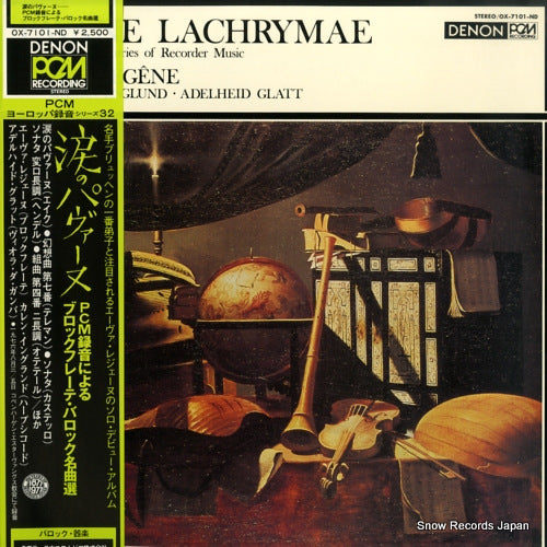 LEGENE, EVA lachrymae; three centuries of recorder music OX-7101-ND