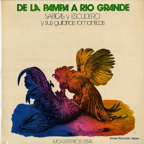 SABICAS AND ESCUDERO de la pampa a rio grande S-21.394