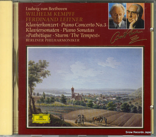 KEMPFF, WILHELM/FERDINAND LEITNER beethoven; klavierkonzert no. 3, klaviersonaten 435097-2