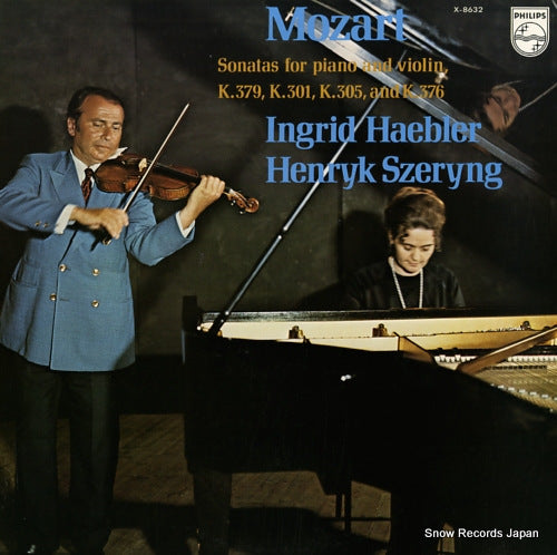 HAEBLER, INGRID / HENRYK SZERYNG mozart; sonatas for piano and violin, k.379, k.301, k.305 and k.376 X-8632
