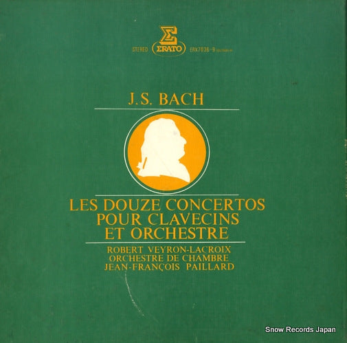 PAILLARD, JEAN-FRANCOIS bach; les douze concertos pour clavecins et orchestre ERX7036
