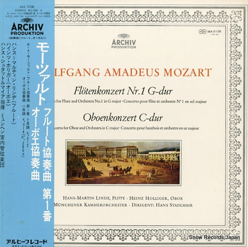 STADLMAIR, HANS mozart; flotenkonzert nr.1 g-dur / oboenkoncert c-dur MA5108