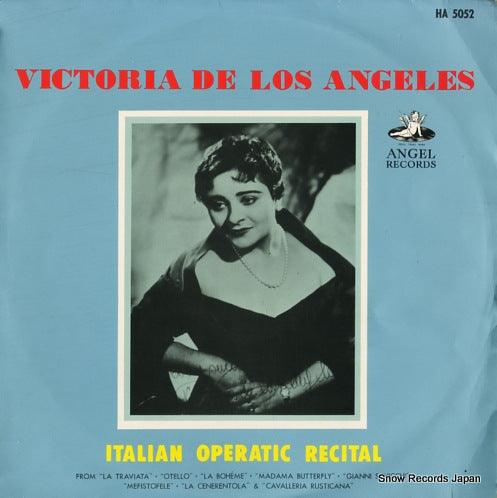 DE LOS ANGELES, VICTORIA italian operatic recital HA5052