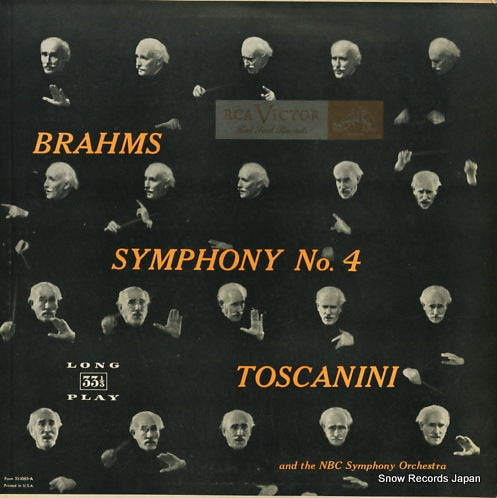 TOSCANINI, ARTURO brahms; symphony no.4 LM1713