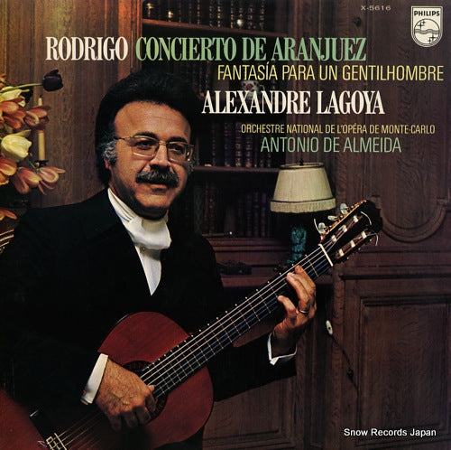 ALMEIDA, ANTONIO DE rodorigo; concierto de aranjuez for guitar and orchestra X-5616