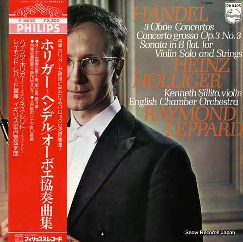 HOLLIGER, HEINZ handel; 3 oboe concertos X-5640