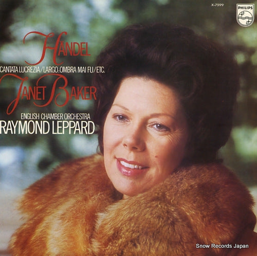 BAKER, JANET handel; cantata lucrezia X-7599