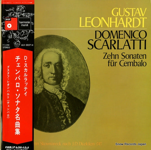 LEONHARDT, GUSTAV scarlatti; zehn sonaten fur cembalo ULX-3037-H