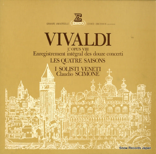 SCIMONE, CLAUDIO vivaldi; les quatre saisons ERX7044