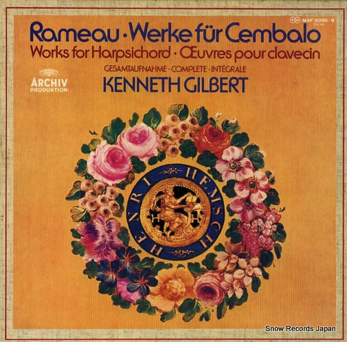 GILBERT, KENNETH rameau; werke fur cembalo MAF8086