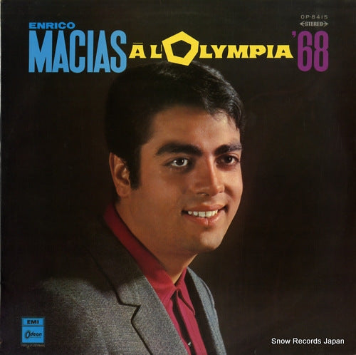 MACIAS, ENRICO olympia '68 OP-8415