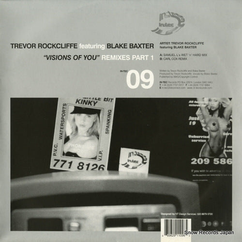 ROCKCLIFFE, TREVOR visions of you remixes part 1 IN-TEC09