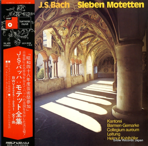 KAHLHOFER, HELMUT bach; sieben motetten ULX-3058-9-H