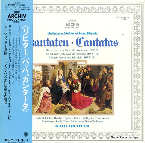 RICHTER, KARL bach; kantaten MA5077