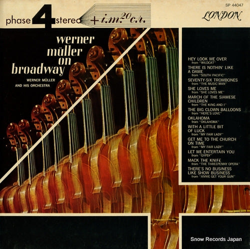 MULLER, WERNER werner muller on broadway SP44047