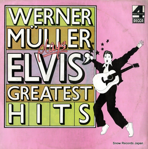 MULLER, WERNER werner muller plays elvis' greatest hits DECCA944