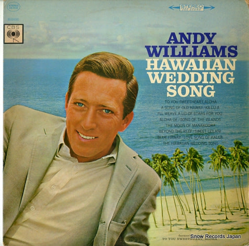WILLIAMS, ANDY hawaiian weddind song CS9123