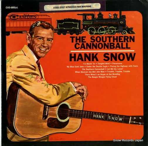 SNOW, HANK the southern cannonball CAS-680(E)
