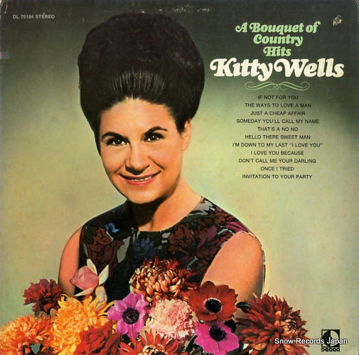 WELLS, KITTY a bouquet of country hits DL75164