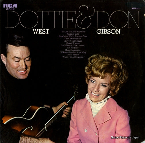 WEST, DOTTIE, AND DON GIBSON duo of distinction LSP-4131