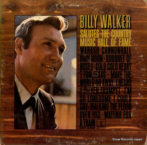WALKER, BILLY the country music hall of fame SLP18101