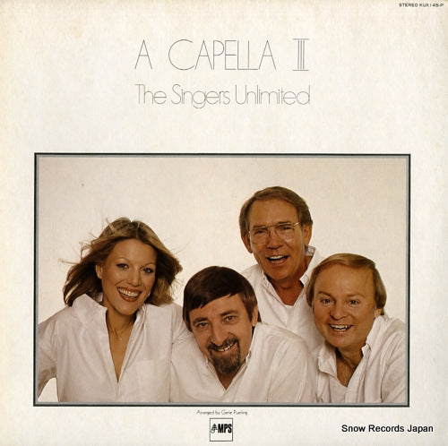 SINGERS UNLIMITED, THE a capella iii KUX-145-P