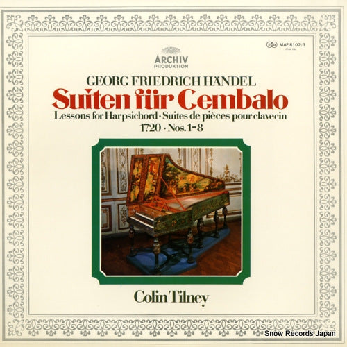 TILNEY, COLIN handel; suite nr.2 f-dur MAF8102