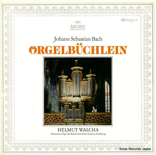 WALCHA, HELMUT bach; orgelbuchlein MAF8114