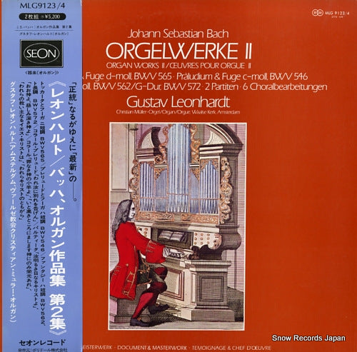 LEONHARDT, GUSTAV bach; orgelwerke 2 MLG9123