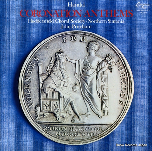 PRITCHARD, JOHN handel; coronation anthems VIC-2125
