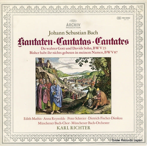 RICHTER, KARL bach; kantate du wahrer gott und davids sohn bwv23 MA5062