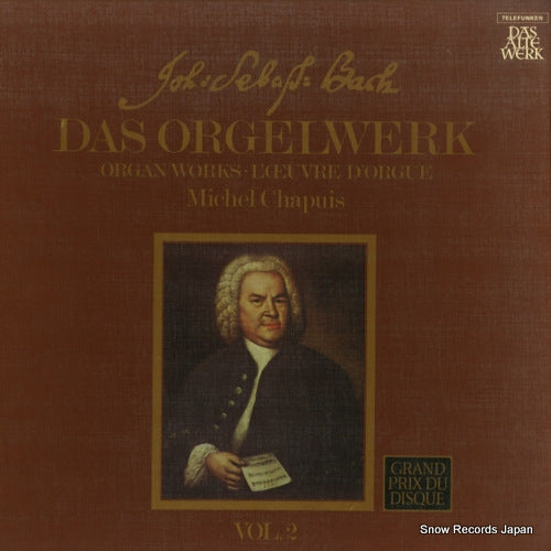 CHAPUIS, MICHEL bach; organ works vol.2 BC25099