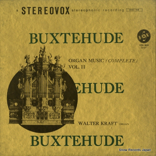 KRAFT, WALTER buxtehude; organ music (complete) vol.2 SVBX528